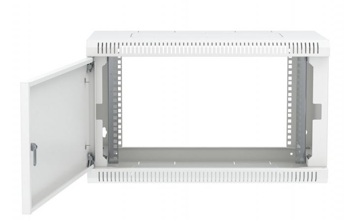 Шкаф телекоммуникационный настенный разборный 19”,6U(600x650), ШТ-НСр-6U-600-650-М дверь металл ССД