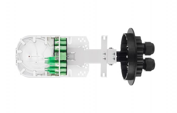 Муфта-кросс МКО-С6/СМ4-1PLC4-SC/APC-10SC-10SC/APC-1SC/APC ССД