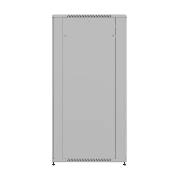 Шкаф напольный универсальный серверный NTSS R 42U 600х1000мм, 4 профиля 19, двери стекло и сплошная металл, боковые стенки съемные, регулируемые опоры, разобранный, серый RAL 7035