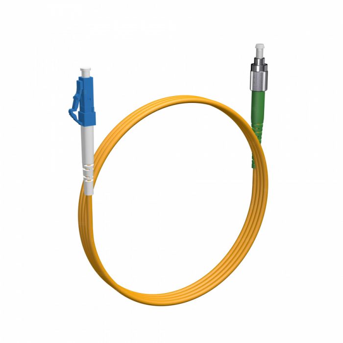 Шнур оптический NTSS spc LC/UPC-FC/APC 9/125 3.0мм 1м LSZH (патч-корд)