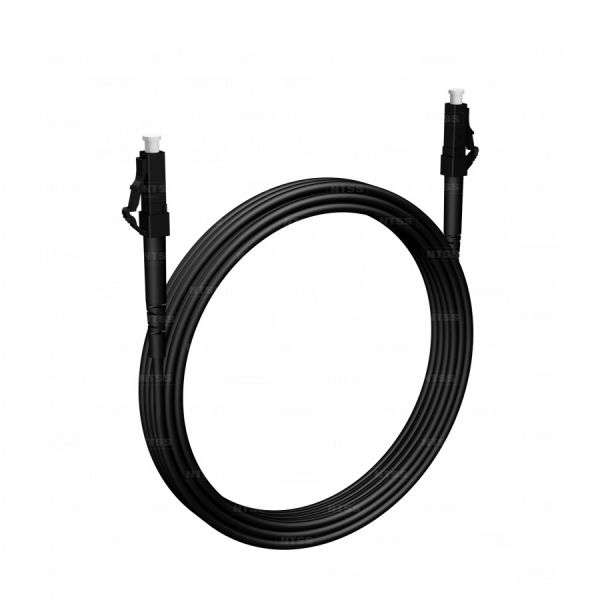 Шнур оптический NTSS spc LC/APC-LC/APC 9/125 2.0мм 10м черный LSZH (патч-корд)