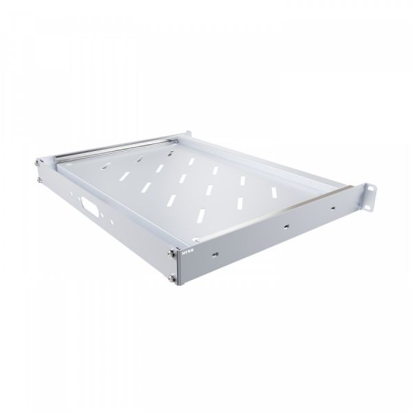 Полка клавиатурная выдвижная NTSS, крепление 19 1U, для шкафов глубиной 450мм и более, серый RAL 7035