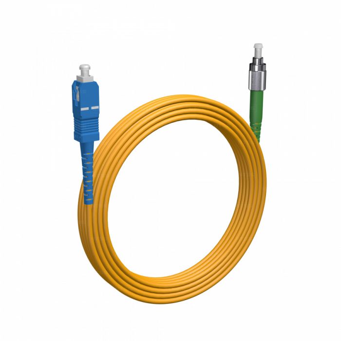 Шнур оптический NTSS spc SC/UPC-FC/APC 9/125 2.0мм 20м LSZH (патч-корд)