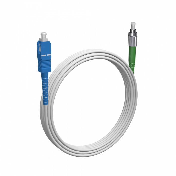 Шнур оптический NTSS spc SC/UPC-FC/APC 9/125 G.657A1 2.0мм 8м LSZH (патч-корд)