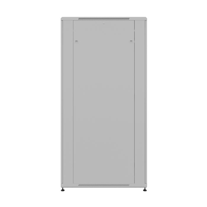 Шкаф напольный универсальный серверный NTSS R 42U 600х1000мм, 4 профиля 19, двери перфорированная и перфорированная, боковые стенки съемные, регулируемые опоры, разобранный, серый RAL 7035