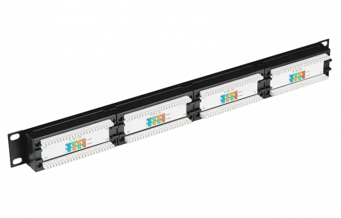 PP24-1UC6U-D05 ITK 1U патч-панель кат.6 UTP, 24 порта (Dual)