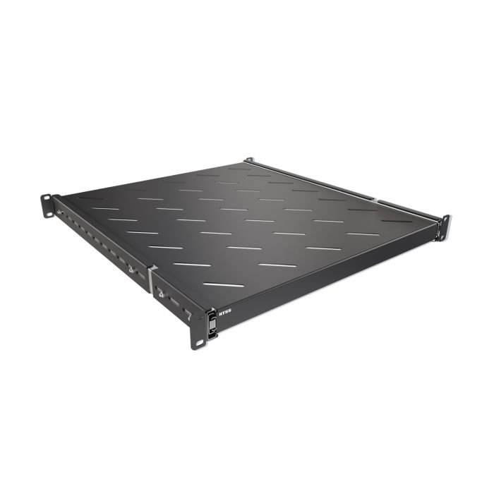 Полка выдвижная NTSS глубина 500мм, крепление 19 1U, для шкафов глубиной 800мм, черный RAL 9005