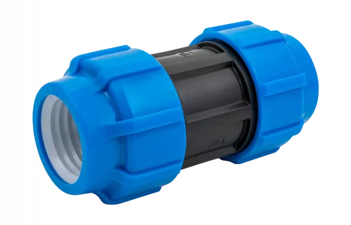 Муфта соединительная компрессионная  для труб ПНД 25мм