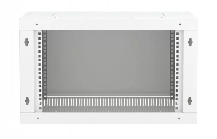 Шкаф телекоммуникационный настенный разборный 19”,6U(600x650), ШТ-НСр-6U-600-650-М дверь металл ССД