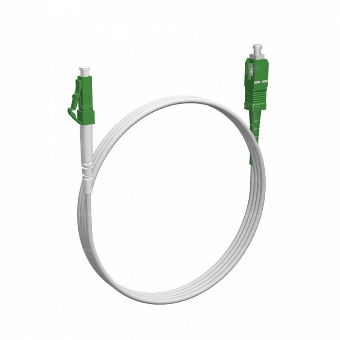 Шнур оптический NTSS spc LC/APC-SC/APC 9/125 G.657A1 3.0мм 1м LSZH (патч-корд)