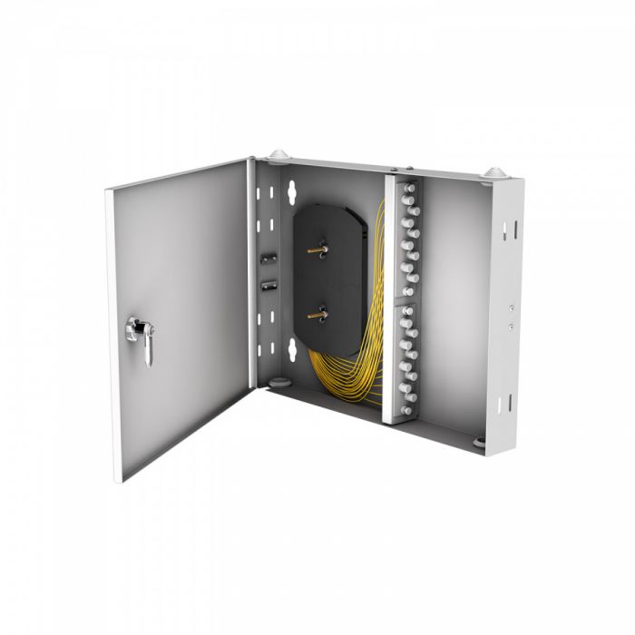 Кросс настенный NTSS PREMIUM, предсобранный, 12 портов FC/UPC, 9/125 мкм