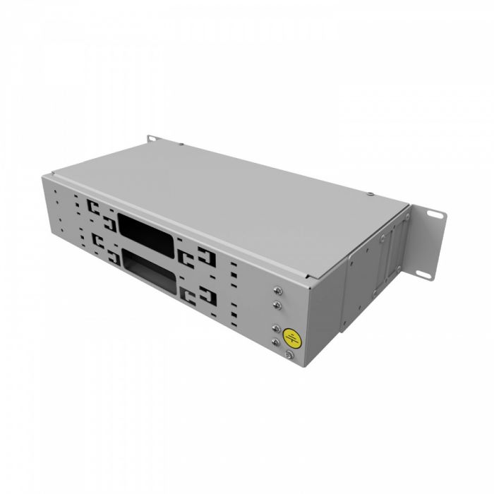 Кросс 19" NTSS PREMIUM, предсобранный 2U, 48 портов ST/UPC, 50/125 мкм
