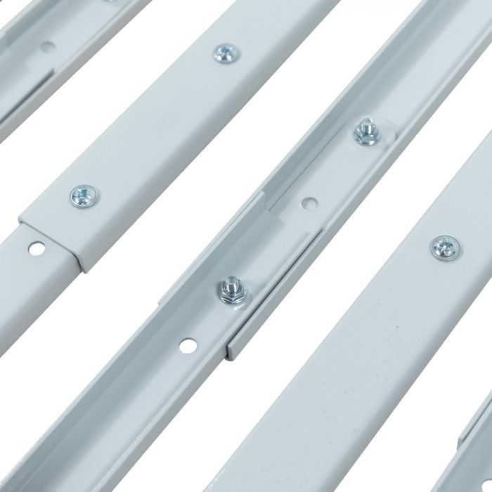 Стойка серверная NTSS OR двухрамная 52U 600-1000мм, комплект ножек, серый RAL 7035