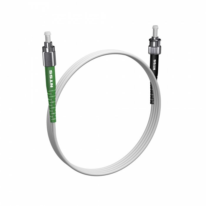Шнур оптический NTSS PREMIUM spc FC/APC-ST/UPC 9/125 G.657A1 3.0мм 1м LSZH (патч-корд)