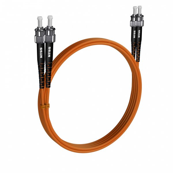 Шнур оптический NTSS dpc ST/UPC-ST/UPC 62.5/125 3.0мм 10м LSZH (патч-корд)