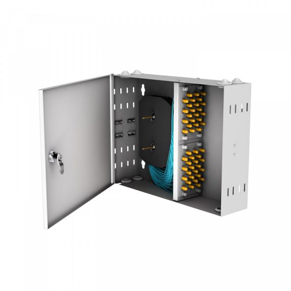 Кросс настенный NTSS PREMIUM, предсобранный, 32 порта ST/UPC, 50/125 мкм OM3