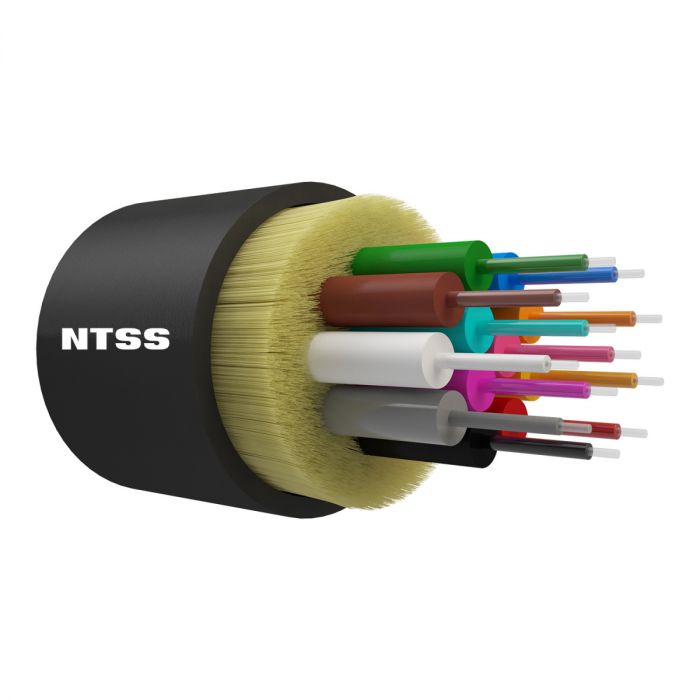 Оптический кабель распределительный NTSS PREMIUM IN/OUT, 12 волокон OM3, 50/125, LSZH(нг(A)-HF), черный