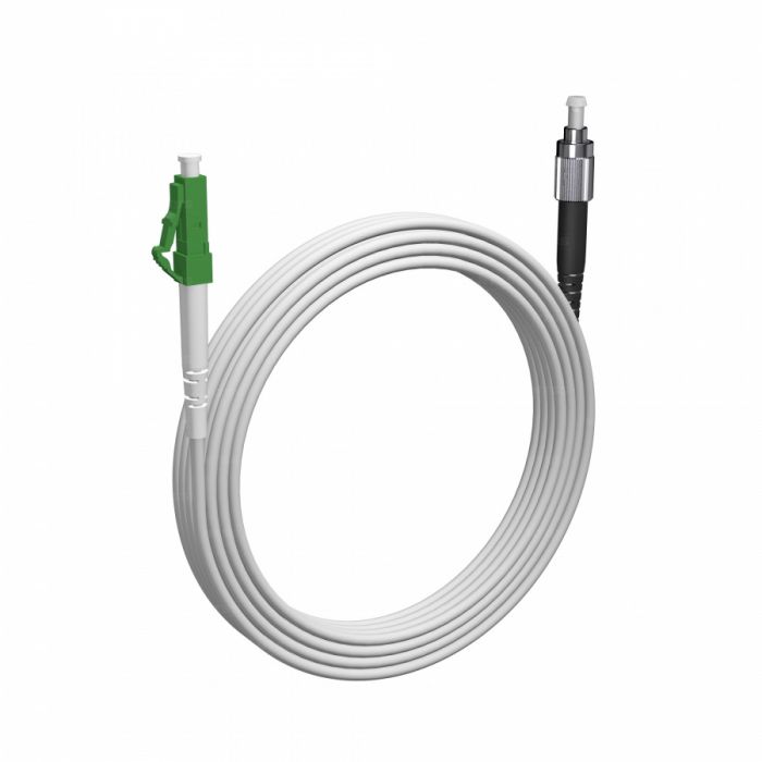 Шнур оптический NTSS spc LC/APC-FC/UPC G.657A2 9/125 2.0мм 20м LSZH (патч-корд)