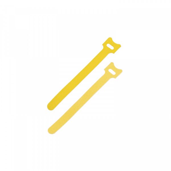 Хомут липучка 150х12 желтый (упак 20шт)