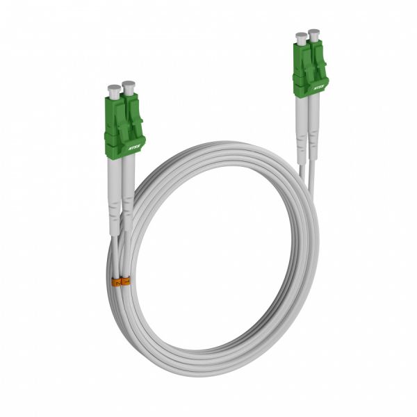 Шнур оптический NTSS dpc LC/APC-LC/APC 9/125 G.657A1 3.0мм 30м LSZH (патч-корд)