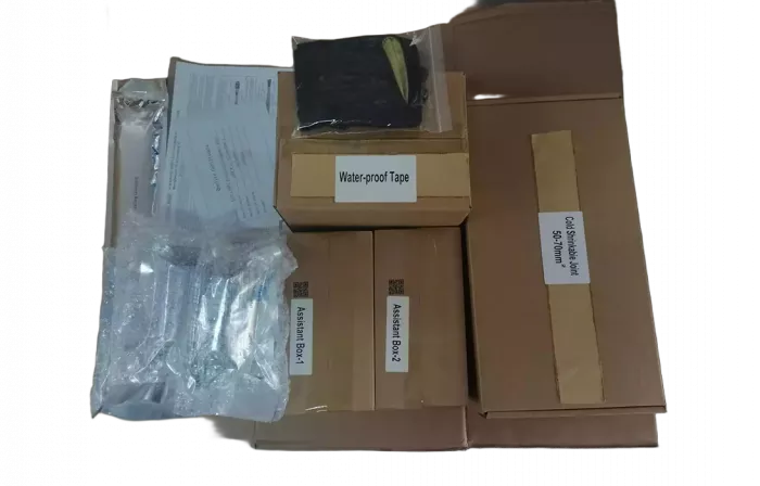 ИМАГ-Муфта-6/10-J-3х50-70 - комплект соединительной муфты холодной усадки для 3-жил. кабеля с изоляцией из СПЭ на 6/10 кВ, 3х50-70 мм2