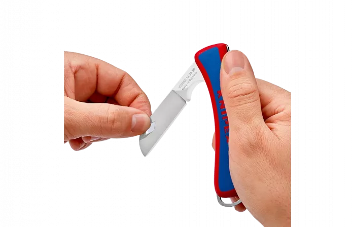 KN-162050SB	Нож электрика складной, лезвие изготовлено в Золингене, длина лезвия 80 мм, длина 120 мм