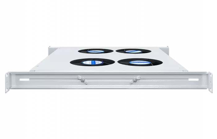 Вентиляторный модуль , 4 вентилятора с цифровым термореле  ВМ-4-19"-Т-2 ССД