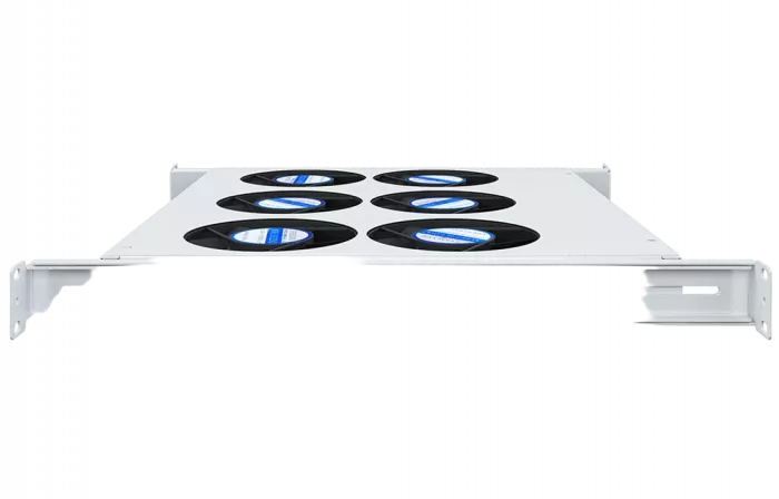 Вентиляторный модуль , 6 вентиляторов с цифровым термореле  ВМ-6-19"-Т-2 ССД