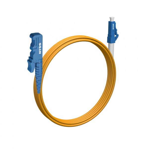 Шнур оптический NTSS spc E2000/UPC-LC/UPC 9/125 3.0мм 4м LSZH (патч-корд)