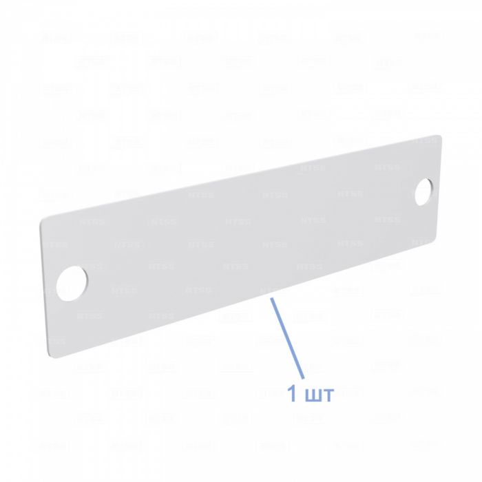  Кросс NTSS оптический настенный частично укомплектованный 24/32 порта FC/ST (планка FC/ST-4шт, планка-заглушка-1шт, сплайс-кассета-1шт) серый RAL 7035
