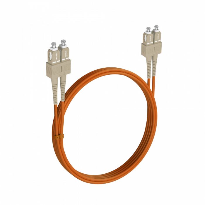 Шнур оптический NTSS dpc SC/UPC-SC/UPC 62.5/125 3.0мм 5м LSZH (патч-корд)