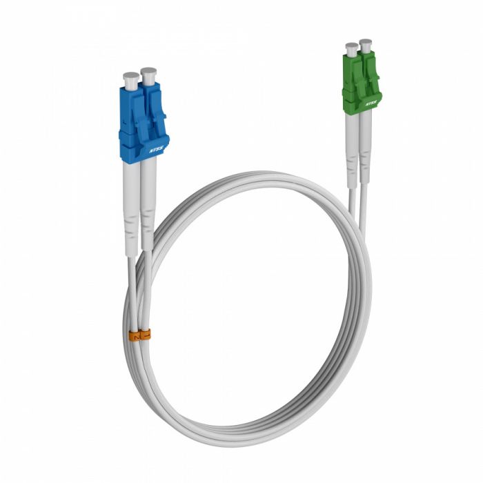Шнур оптический NTSS dpc LC/UPC-LC/APC 9/125 G.657A1 2.0мм 1м LSZH (патч-корд)