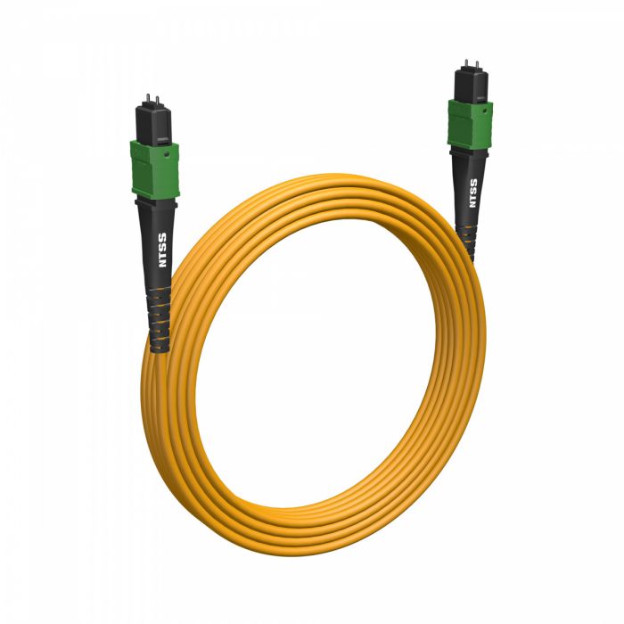 Волоконно-оптическая сборка trunk NTSS PREMIUM 24ов, MTP/APC (female)-MTP/APC (female), полярность А, 9/125 OS2, 15м, LSZH