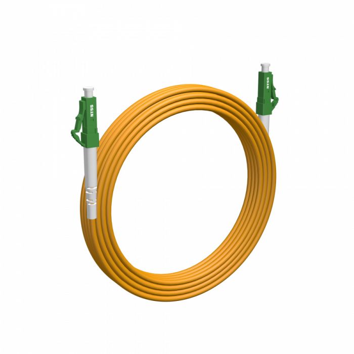 Армированный шнур оптический NTSS PREMIUM spc LC/APC-LC/APC 9/125 3.0мм 20м LSZH (патч-корд)