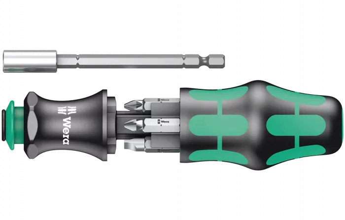 WE-134491	Kraftform Kompakt 28 с сумкой, набор бит с отвёрткой-битодержателем, 6 пр.