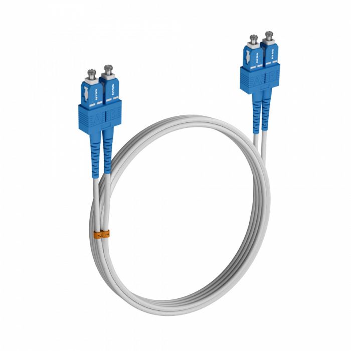 Шнур оптический NTSS dpc SC/UPC-SC/UPC 9/125 G.657A1 2.0мм 6м LSZH (патч-корд)