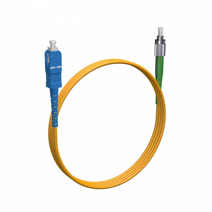 Шнур оптический NTSS spc SC/UPC-FC/APC 9/125 2.0мм 2м LSZH (патч-корд)