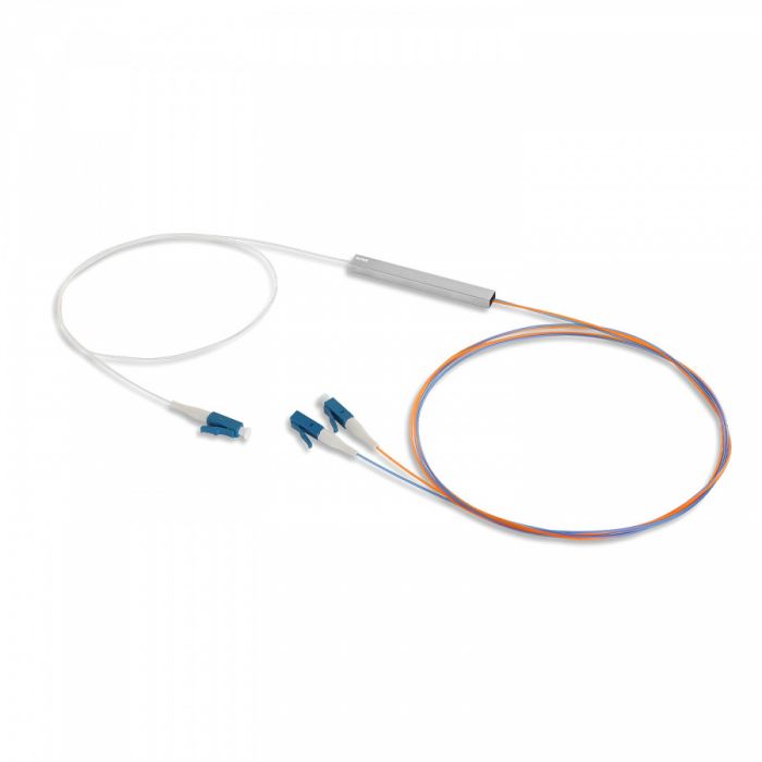 Разветвитель NTSS PREMIUM планарный 16*1х4 оконцованный LC/UPC 9/125, буфер 0.9мм 1260/1650 установлен в 19" 1U кросс