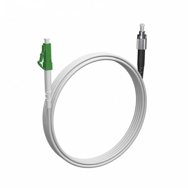 Шнур оптический NTSS spc LC/APC-FC/UPC G.657A2 9/125 2.0мм 3м LSZH (патч-корд)