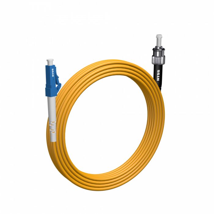 Шнур оптический NTSS spc LC/UPC-ST/UPC 9/125 2.0мм 15м LSZH (патч-корд)