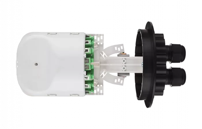 Муфта-кросс МКО-С7/СМ4-1PLC8-SC/APC-10SC-10SC/APC-1SC/APC  ССД