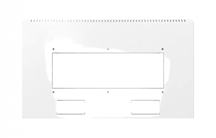 Шкаф телекоммуникационный настенный разборный 19”,12U(600x450), ШТ-НСр-12U-600-450-С дверь стекло ССД