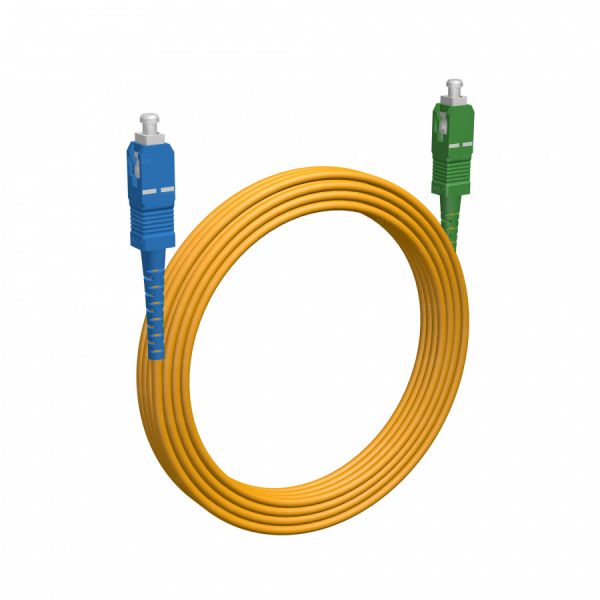 Шнур оптический NTSS spc SC/UPC-SC/APC 9/125 3.0мм 20м LSZH (патч-корд)