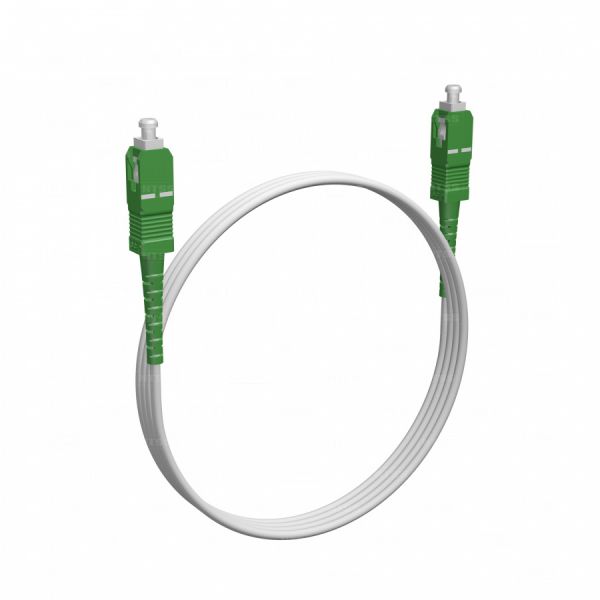 Шнур оптический NTSS spc SC/APC-SC/APC 9/125 G657.A2 2.0мм 1м LSZH (патч-корд)