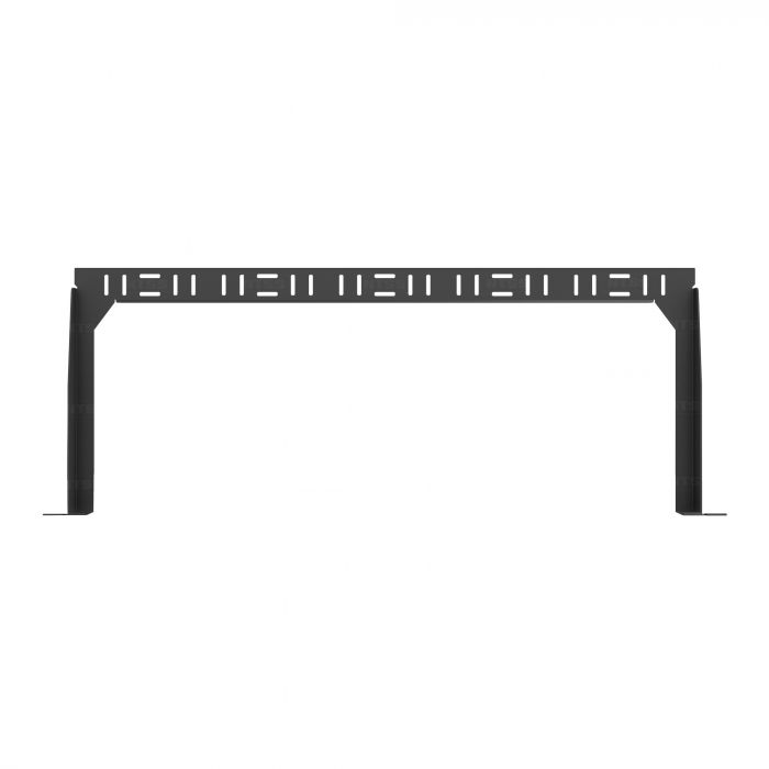 Горизонтальный задний кабельный органайзер глубиной 175мм, 19" для патч-панелей, черный RAL 9005