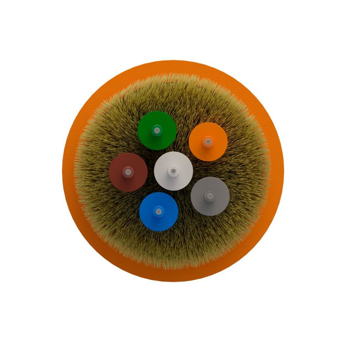 Оптический кабель внутренний NTSS 6 волокон OM2, 50/125, LSZH, оранжевый