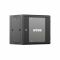 Шкаф настенный телекоммуникационный NTSS W 12U 600х600х635мм, 2 профиля 19, дверь стеклянная, боковые стенки съемные, задняя стенка, разобранный, черный RAL 9005