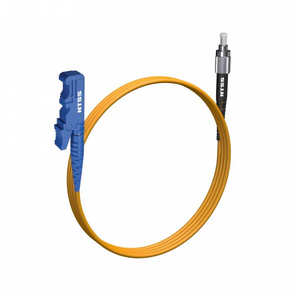 Шнур оптический NTSS spc E2000/UPC-FC/UPC 9/125 3.0мм 2м LSZH (патч-корд)