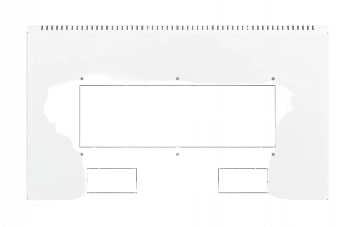 Шкаф телекоммуникационный настенный разборный 19”,9U(600x350), ШТ-НСр-9U-600-350-П дверь перфорированная ССД