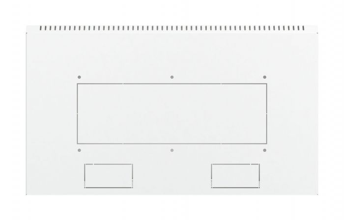 Шкаф телекоммуникационный настенный разборный 19”,6U(600x550), ШТ-НСр-6U-600-550-П дверь перфорированная ССД